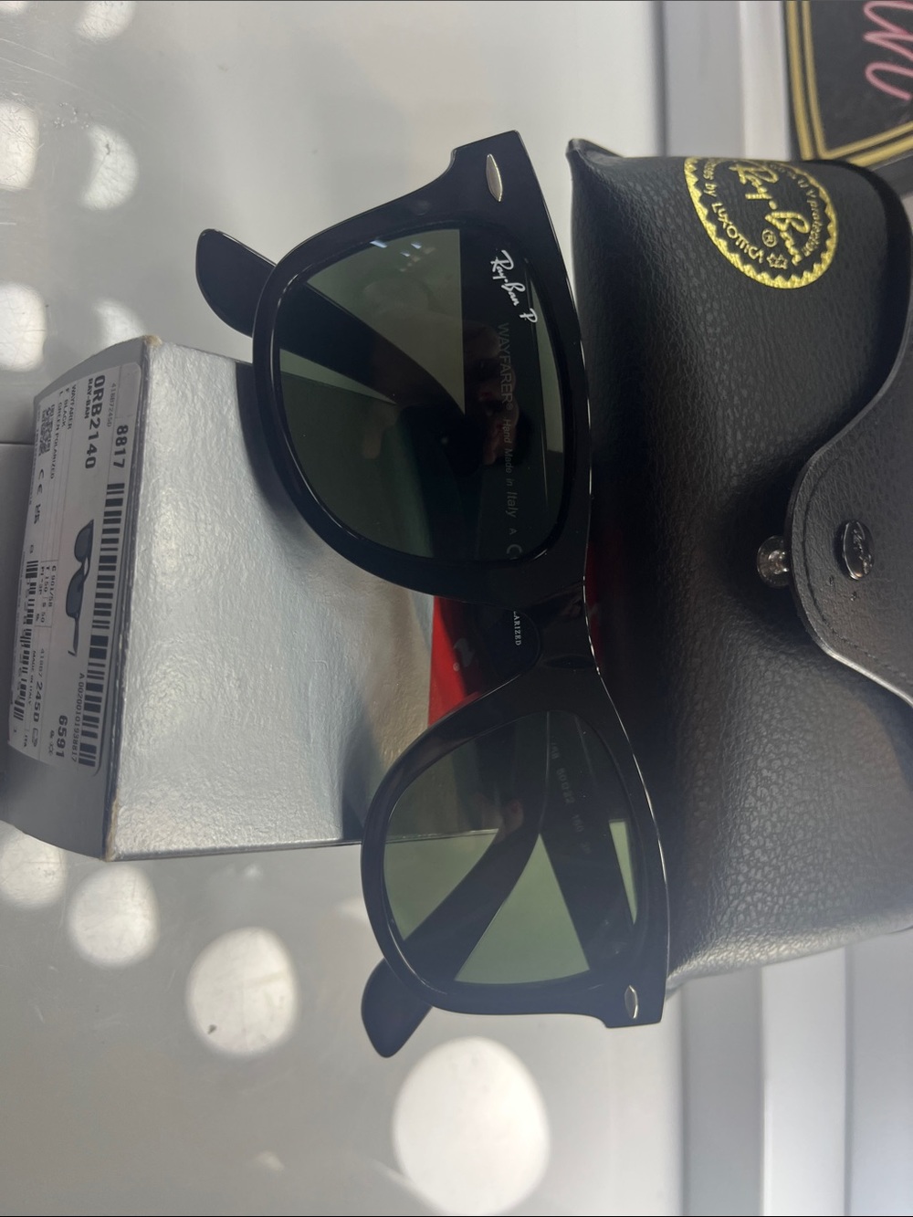 Ray ban polarized sunglasses (unisex )